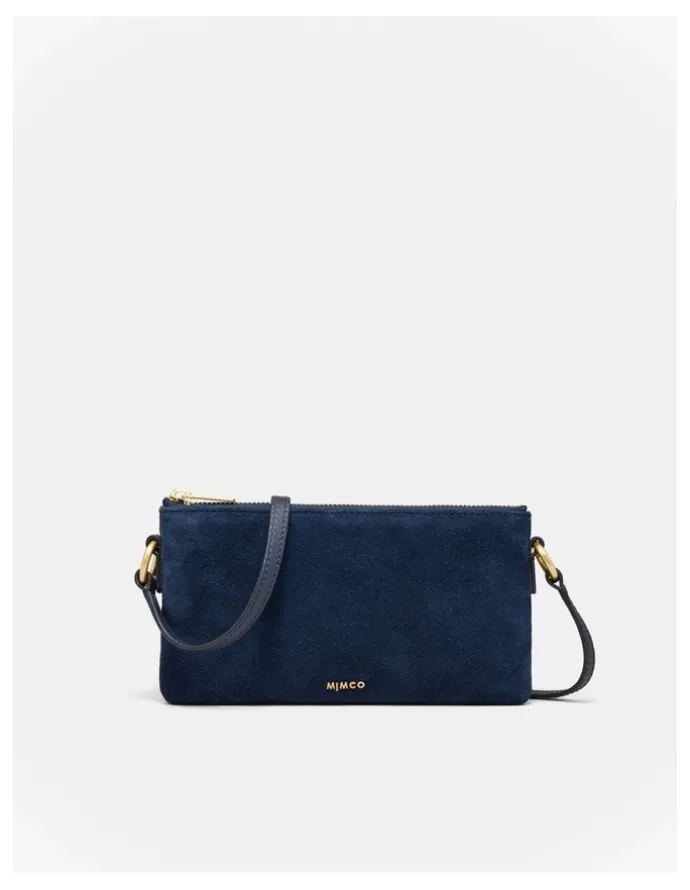 Mimco Belle Pouch Crossbody Bag in Navy