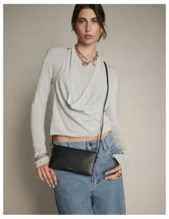 Mimco Belle Pouch Crossbody Bag in Black