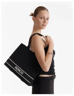 Mimco Blondie Boxy Tote Bag in Black