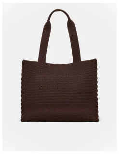 Mimco Blondie Boxy Tote Bag in Chocolate