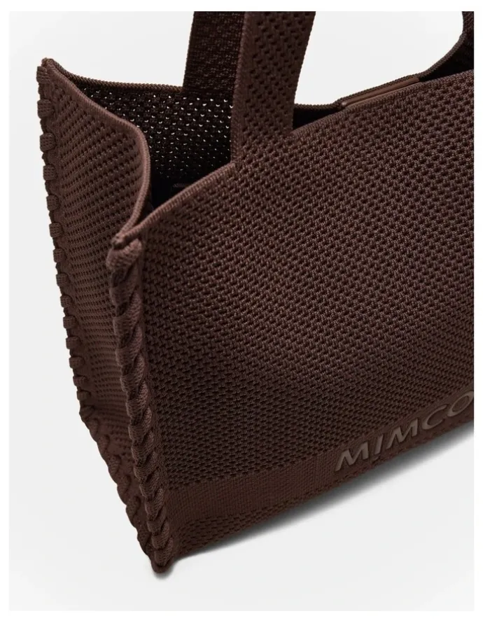 Mimco Blondie Boxy Tote Bag in Chocolate