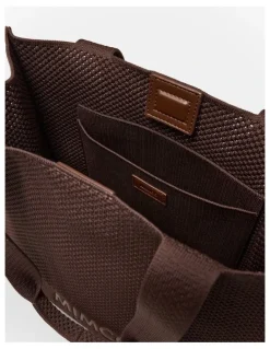 Mimco Blondie Boxy Tote Bag in Chocolate