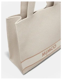 Mimco Blondie Boxy Tote Bag in Alabaster