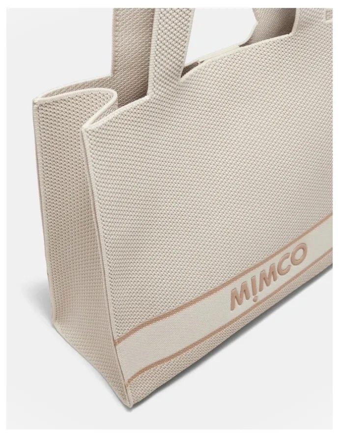 Mimco Blondie Boxy Tote Bag in Alabaster