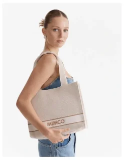 Mimco Blondie Boxy Tote Bag in Alabaster