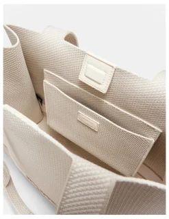Mimco Blondie Boxy Tote Bag in Alabaster