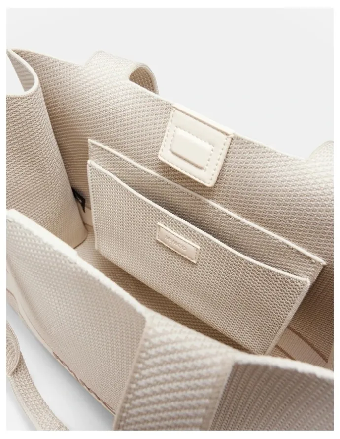 Mimco Blondie Boxy Tote Bag in Alabaster
