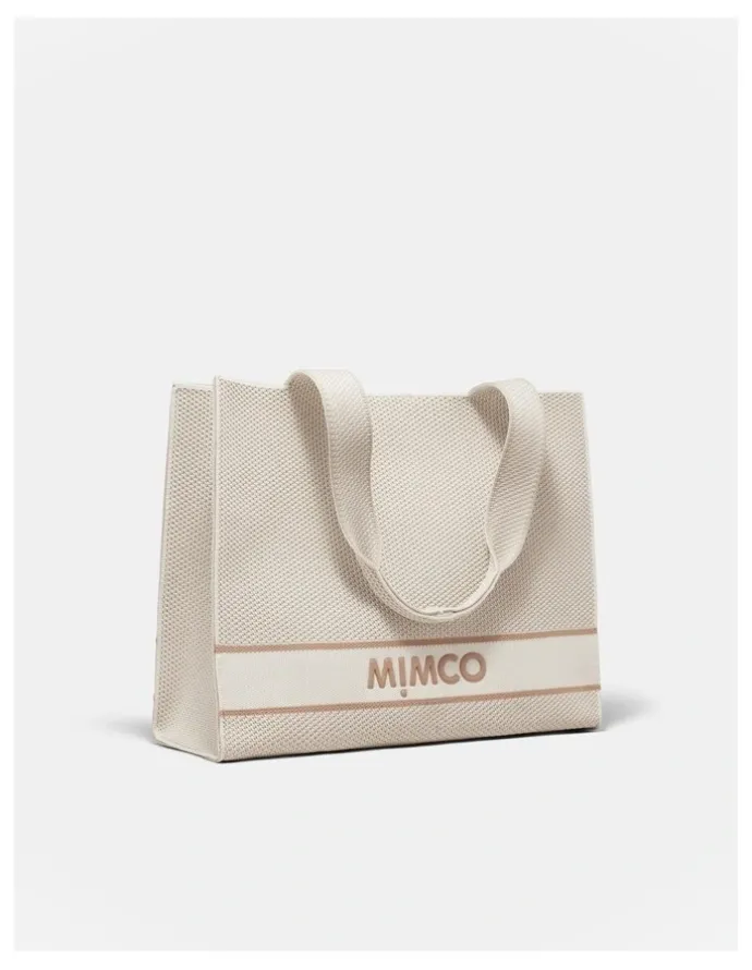 Mimco Blondie Boxy Tote Bag in Alabaster