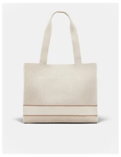 Mimco Blondie Boxy Tote Bag in Alabaster