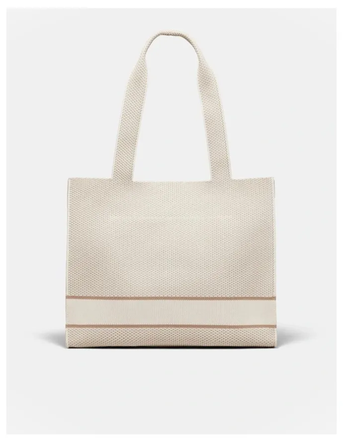 Mimco Blondie Boxy Tote Bag in Alabaster