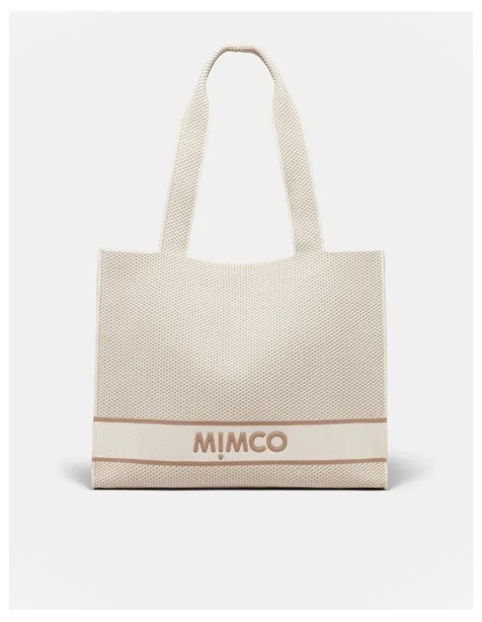 Mimco Blondie Boxy Tote Bag in Alabaster