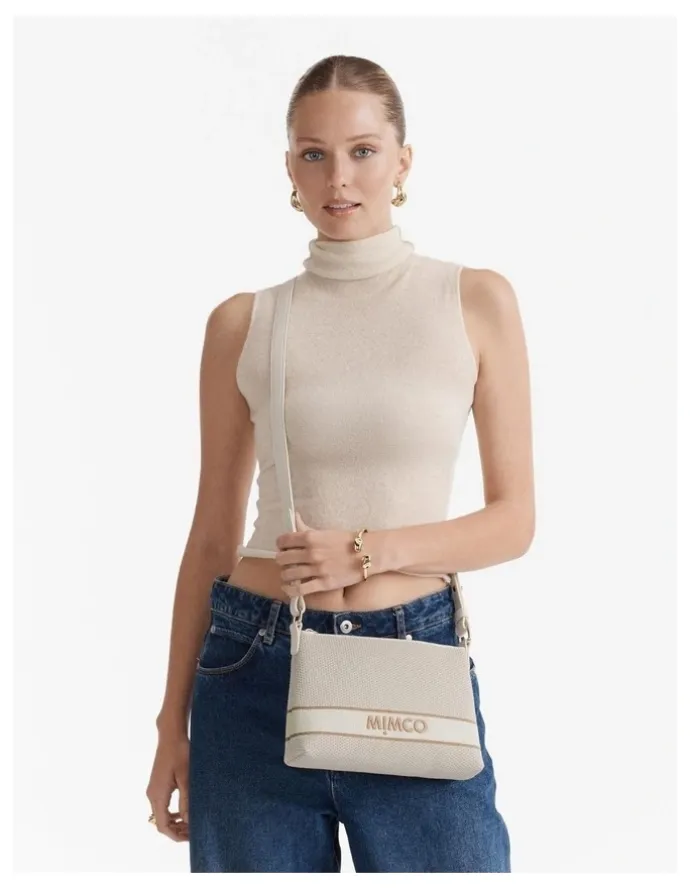 Mimco Blondie Crossbody Bag in Alabaster