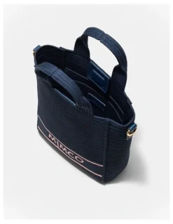Mimco Blondie Mini Tote Bag in Navy