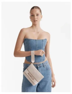 Mimco Blondie Pouch in Alabaster