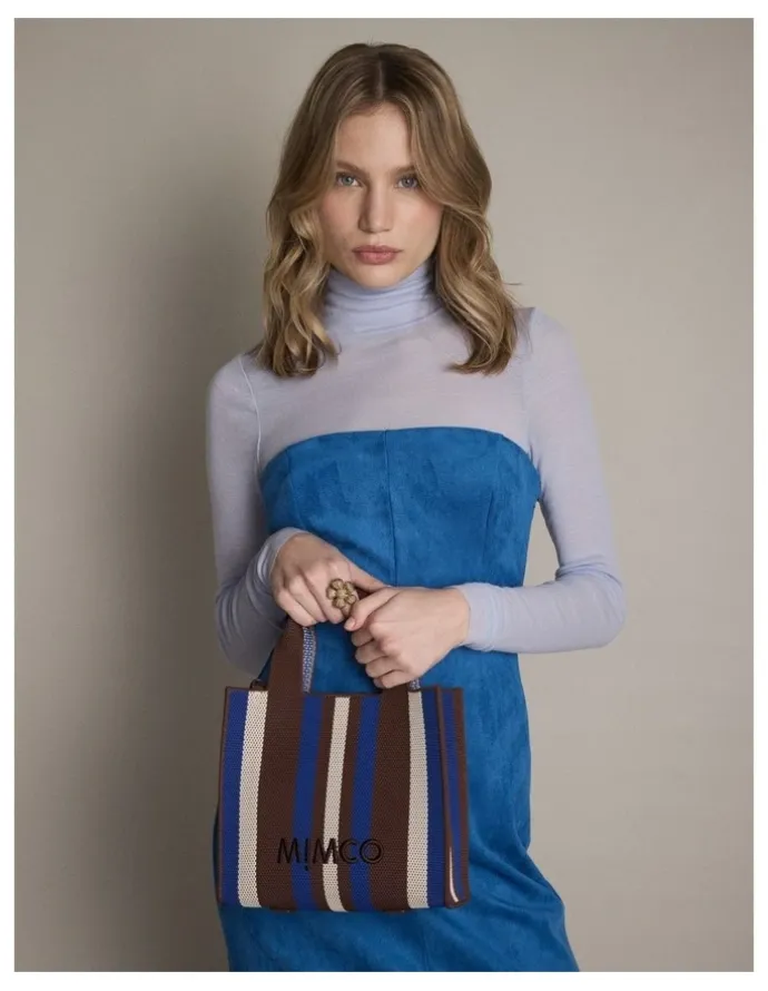 Mimco Blondie Small Tote Bag in Cobalt