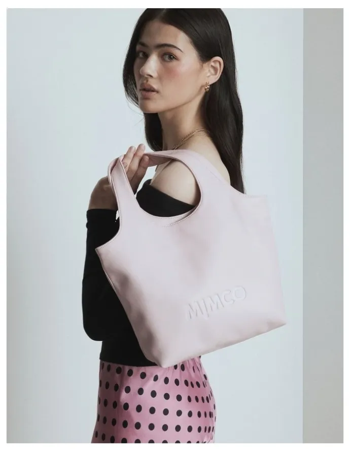 Mimco Brittany Mini Tote Bag in Pink Salt