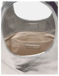 Mimco Brittany Mini Tote Bag in Silver