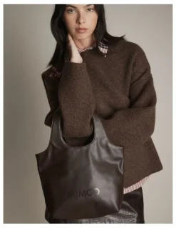 Mimco Brittany Mini Tote Bag in Espresso