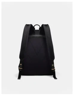 Mimco Brunswick Backpack in Black Light Gold