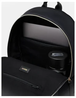 Mimco Brunswick Backpack in Black Light Gold