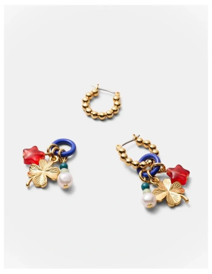Mimco Charmelle Hoop Earrings in Ultra Marine