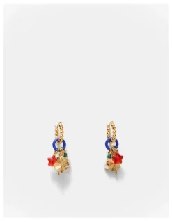 Mimco Charmelle Hoop Earrings in Ultra Marine