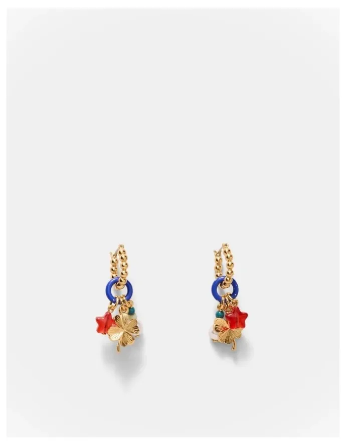 Mimco Charmelle Hoop Earrings in Ultra Marine