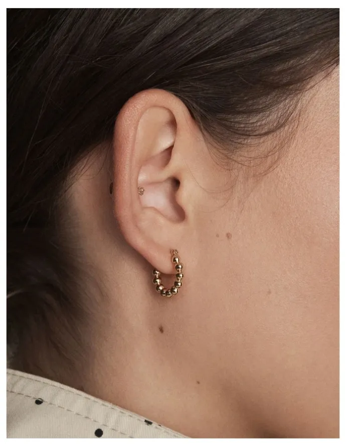Mimco Charmelle Hoop Earrings in Ultra Marine