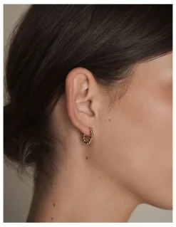 Mimco Charmelle Hoop Earrings in Gold
