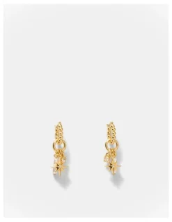 Mimco Charmelle Hoop Earrings in Gold
