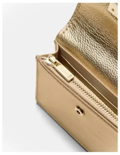 Mimco Cove Foldover Credit Card Holder in Gold
