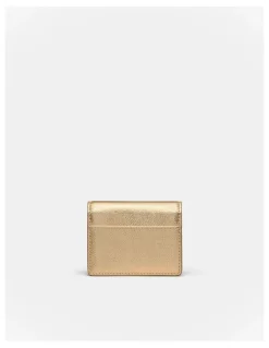 Mimco Cove Foldover Credit Card Holder in Gold