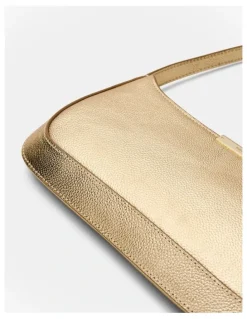 Mimco Cove Slim Shoulder Bag in Light Gold