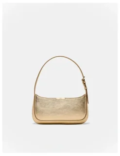 Mimco Cove Slim Shoulder Bag in Light Gold