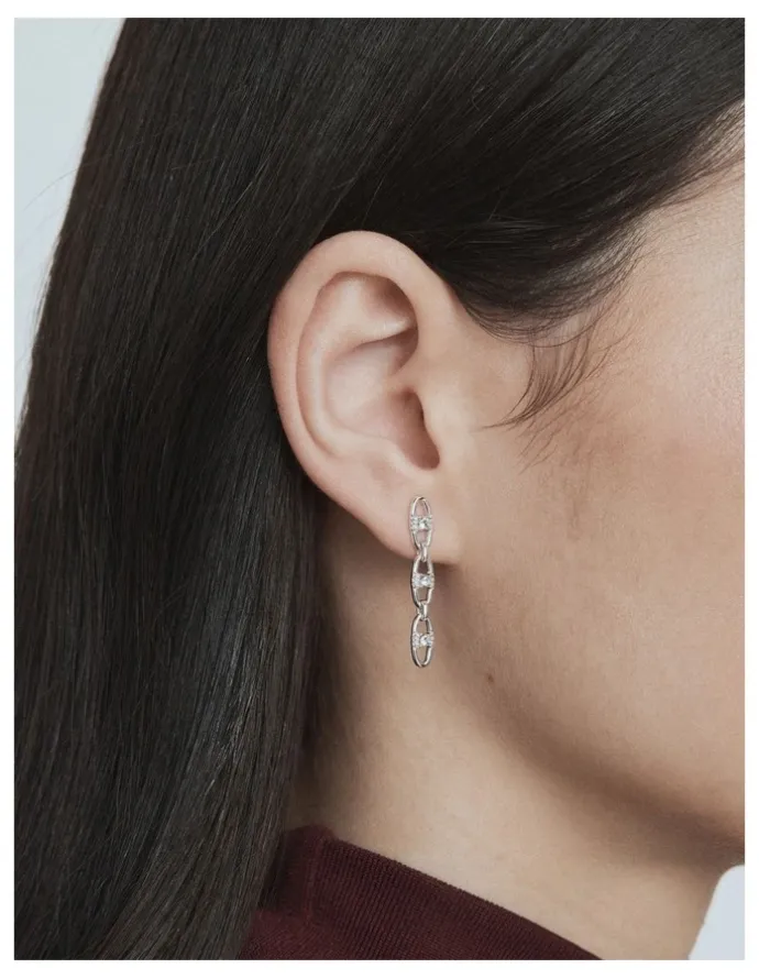 Mimco Crystallize Earrings in Silver