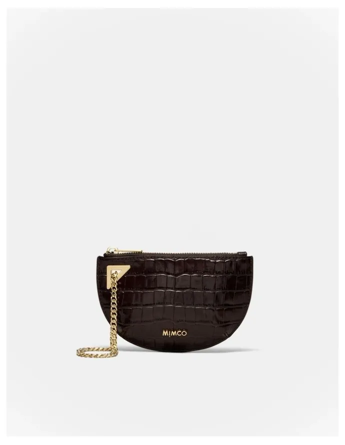 Mimco Dolly Coin Purse in Bitter Chocolate