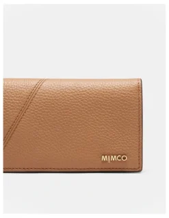Mimco Drift Large Zip Wallet in Caramel