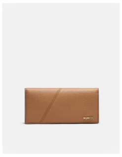 Mimco Drift Large Zip Wallet in Caramel