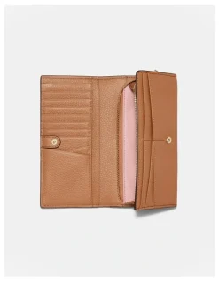 Mimco Drift Large Zip Wallet in Caramel