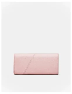 Mimco Drift Large Zip Wallet in Pink Dust