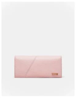 Mimco Drift Large Zip Wallet in Pink Dust