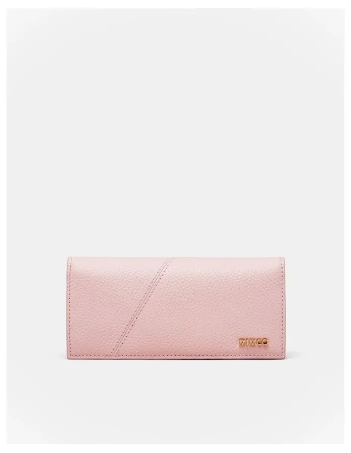 Mimco Drift Large Zip Wallet in Pink Dust