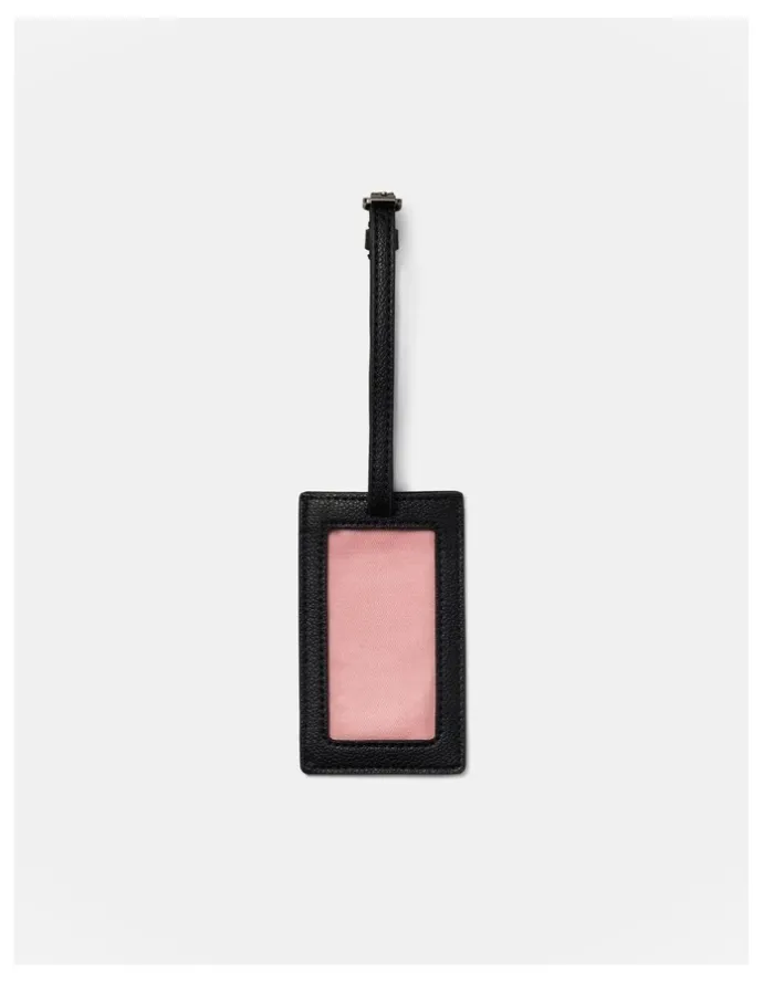 Mimco Drift Luggage Tag in Black Gunmetal
