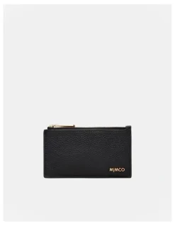 Mimco Drift Petite Wallet in Black Light Gold