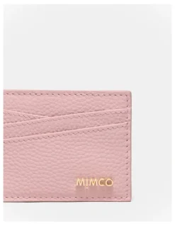 Mimco Drift Slim Credit Card Holder in Pink Dust