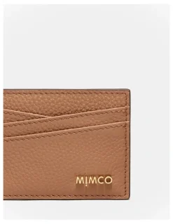 Mimco Drift Slim Credit Card Holder in Caramel