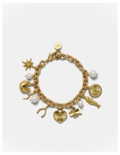 Mimco Fortuna Charm Bracelet in Gold