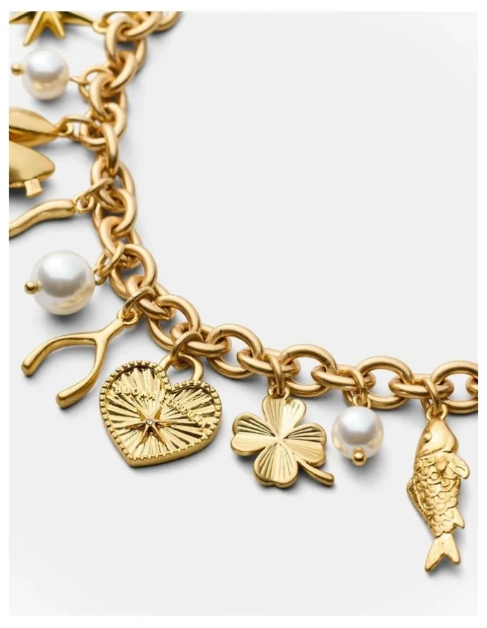 Mimco Fortuna Charm Bracelet in Gold