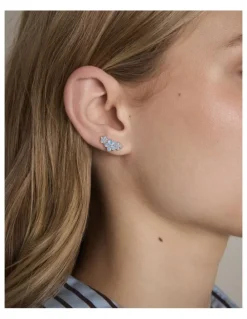 Mimco Garden Climber Studd Earrings in Cornflower Blue