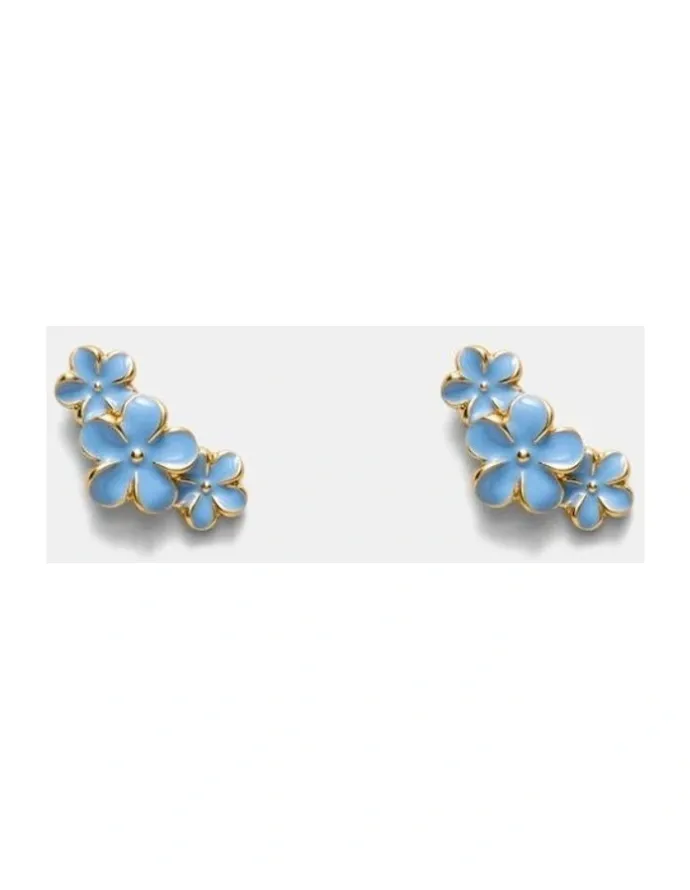 Mimco Garden Climber Studd Earrings in Cornflower Blue